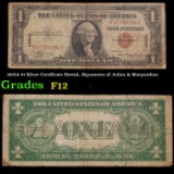 1935A $1 Silver Certificate Hawaii, Signatures of Julian & Morgenthau Grades f, fine