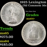1925 Lexington Old Commem Half Dollar 50c Grades Choice+ Unc