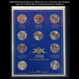 2006 Statehood Quarter Mint Set in a 10 Coin slot display case by United State Commemorative Gallery