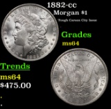 1882-cc Morgan Dollar $1 Grades Choice Unc