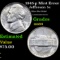 1945-p Jefferson Nickel Mint Error 5c Grades Choice Unc