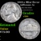 1943-s Jefferson Nickel Mint Error 5c Grades vf++
