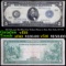 1914 $5 Large Size Blue Seal Federal Reserve Note, New York, NY 2-B Grades vf+
