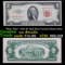 *Star Note* 1953 $2 Red Seal United States Note Grades AU Details