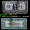 1923 $1 large size Blue Seal Silver Certificate, Fr-237 Signatures of Speelman & White Grades vf det