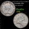 1953 Canada 25 Cents 25c KM-52 Grades xf
