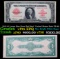 1923 $1 Large Size Rare Red Seal  United States Note FR-40 Grades vf++ EPQ