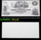 Proof 1800's $1 Bureau of Engraving & Printing North Berwick Bank Proof Note Grades Proof