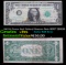 1963 $1 Green Seal Federal Reserve Note MINT ERROR Grades vf+