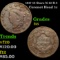 1817 13 Stars Coronet Head Large Cent N-12 R-3 1c Grades f+