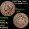 1819 Sm Date Coronet Head Large Cent 1c Grades vf++