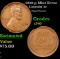 1930-p Lincoln Cent Mint Error 1c Grades xf