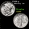 1944-p Mercury Dime 10c Grades Select+ Unc