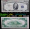 1953 $10 Blue Seal Silver Certificate Minor Mint Error Grades vf++