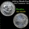 1952-p Wash/Car Old Commem Half Dollar 50c Grades Unc Details