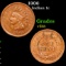 1906 Indian Cent 1c Grades vf++