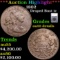 ***Auction Highlight*** 1802 Draped Bust Large Cent 1c Graded au55 details By SEGS (fc)