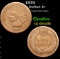 1879 Indian Cent 1c Grades vg details