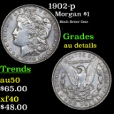 1902-p Morgan Dollar $1 Grades AU Details