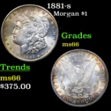 1881-s Morgan Dollar 1 Grades GEM+ Unc