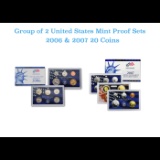 2006 & 2007 United States Mint Proof Set