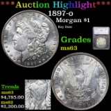 ***Auction Highlight*** 1897-o Morgan Dollar $1 Graded ms63 By SEGS (fc)