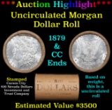 ***Auction Highlight*** 1879 & CC Uncirculated Morgan Dollar Shotgun Roll (fc)