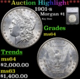 ***Auction Highlight*** 1901-s Morgan Dollar $1 Graded ms64 By SEGS (fc)