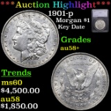 ***Auction Highlight*** 1901-p Morgan Dollar $1 Graded au58+ By SEGS (fc)