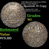 1760 Spanish-American Pillar Dollar Copy-Replica