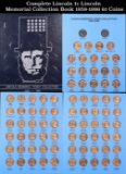 Complete Lincoln 1c Lincoln Memorial Collection Book 1959-1986 61 Coins