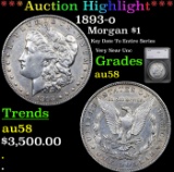 ***Auction Highlight*** 1893-o Morgan Dollar $1 Graded au58 By SEGS (fc)