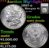 ***Auction Highlight*** 1897-o Morgan Dollar $1 Graded ms62 details By SEGS (fc)