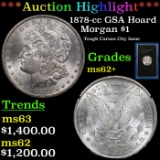 ***Auction Highlight*** 1878-cc Morgan Dollar GSA Hoard $1 Grades Select Unc (fc)