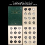 Virtually Complete Kennedy 50c Littleton's 1965-1985 coin album Vol 1, 34 coins. Only Missing 1964-p