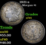1921-s Morgan Dollar $1 Grades xf+