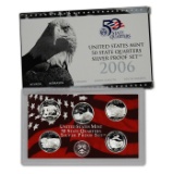 2006 United States Quarters Silver Proof Set - 5 pc set