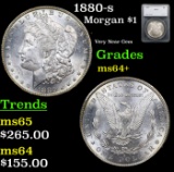 1880-s Morgan Dollar $1 Graded ms64+ By SEGS