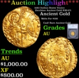 ***Auction Highlight*** 1683 Italian States Venice Zecchino Ancient Gold KM-671 Graded AU By SEGS (f