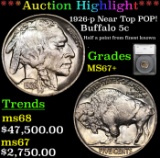 ***Auction Highlight*** 1926-p Buffalo Nickel Near Top POP! 5c Graded MS67+ by SEGS (fc)