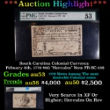 ***Auction Highlight*** South Carolina Colonial Currency Febuary 8th, 1779 $90 