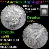 ***Auction Highlight*** 1892-s Morgan Dollar $1 Graded au55+ By SEGS (fc)