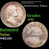 1907-1932 Willy's-Overland Silver Anniversary Token Grades xf+