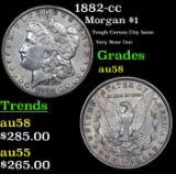 1882-cc Morgan Dollar $1 Grades Choice AU/BU Slider