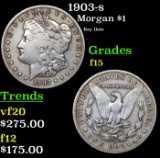 1903-s Morgan Dollar $1 Grades f+