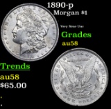 1890-p Morgan Dollar $1 Grades Choice AU/BU Slider