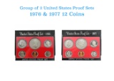 1976 & 1977 United Stated Mint Proof Set