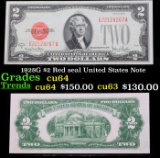 1928G $2 Red seal United States Note Grades Choice CU