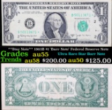 **Star Note** 1963B $1 'Barr Note' Federal Reserve Note Grades Choice AU