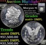 ***Auction Highlight*** 1889-s Morgan Dollar $1 Graded ms65+ DMPL By SEGS (fc)